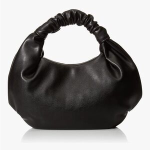 The Drop Addison Vegan Leather Black Top Handle Bag
